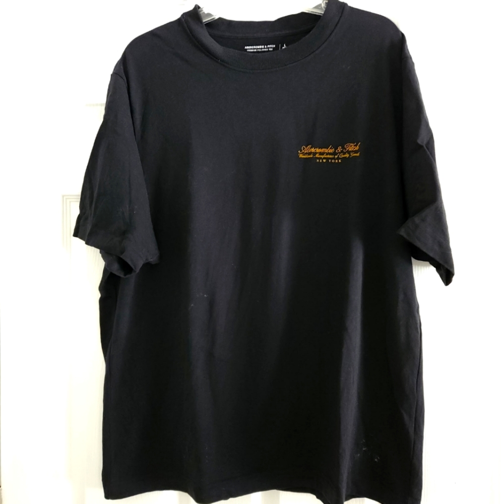 Abercrombie Oversized Men's Black T-Shirt